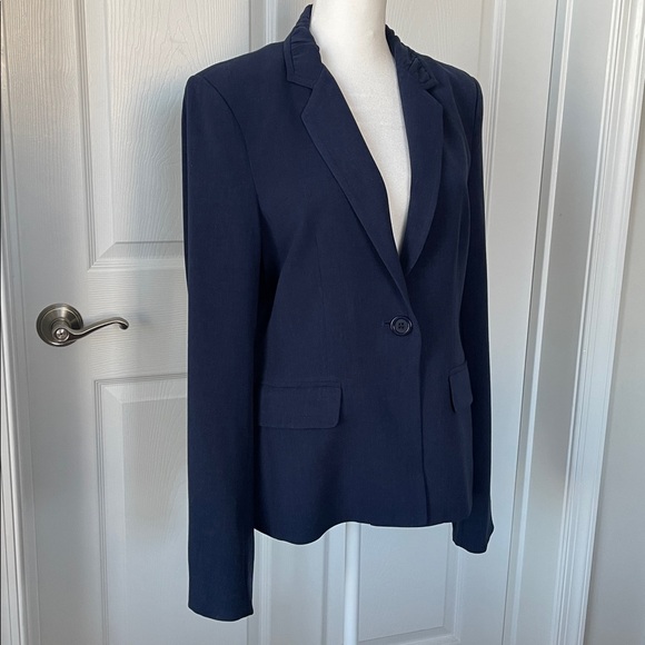 Emilio Pepe Navy Women's Blazer Size 10 - Picture 2 of 12